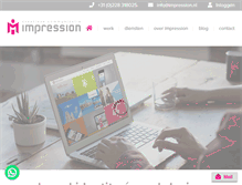 Tablet Screenshot of impression.nl
